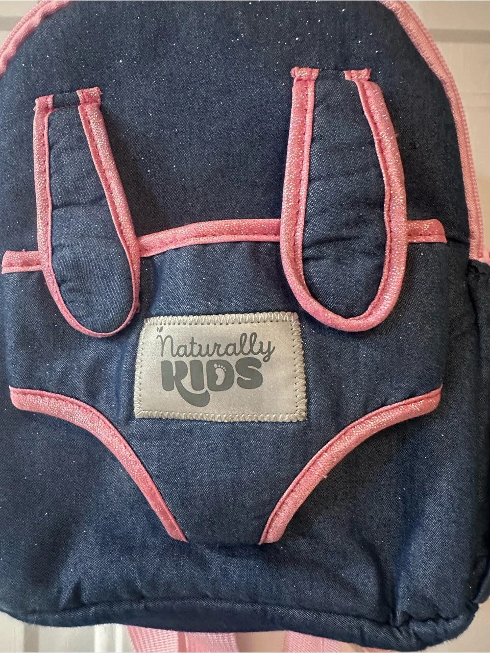 Navy and Pink Toddler Backpack